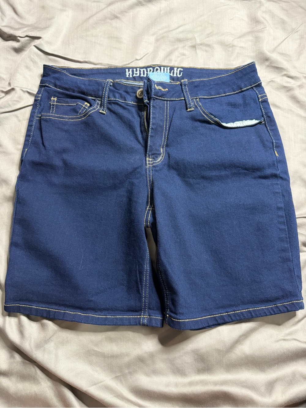 Hydraulic Navy Blue Women's Jean Shorts